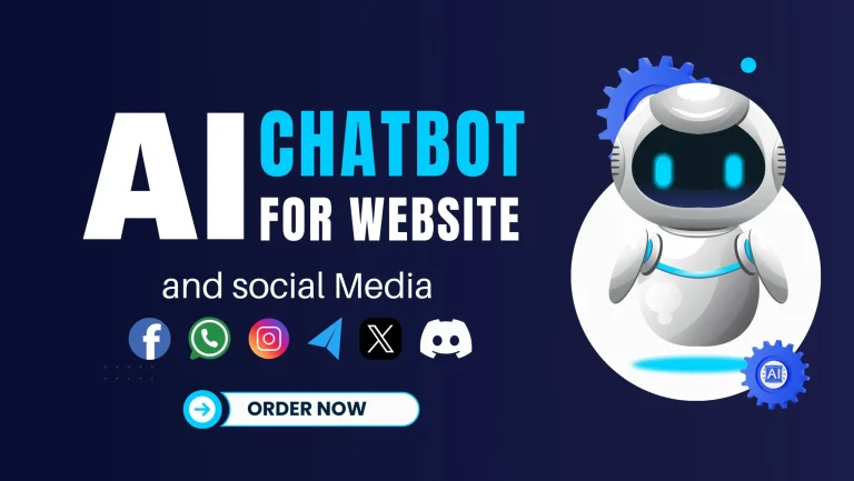 I will make advanced ai chatbot for website and custom ai chatbot development